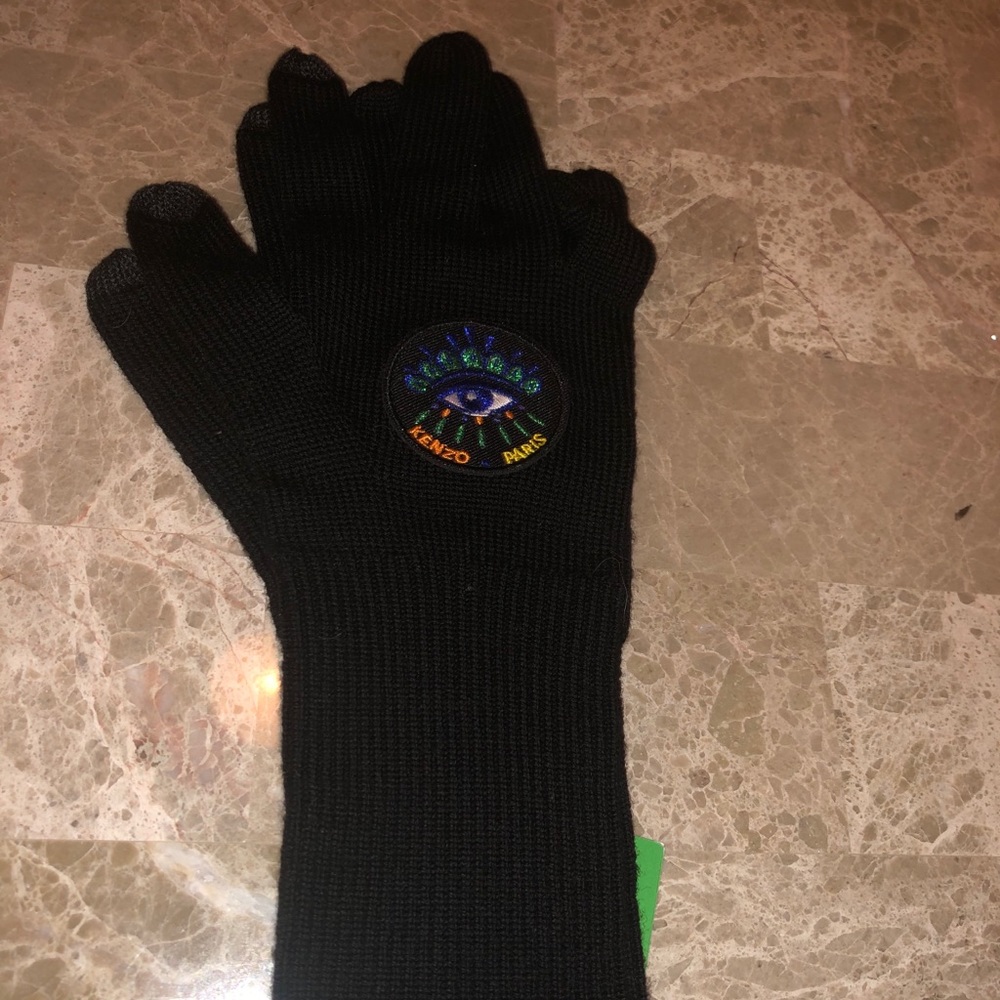 Kenzo Paris eye gloves